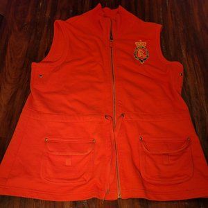Men's XL Ralph Lauren Orange Golf Vest